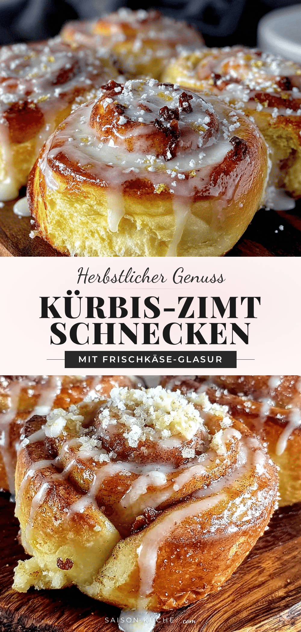 Kürbis-Zimtschnecken recipe