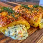 Lachs Frischkäse Blätterteig-Röllchen - featured image