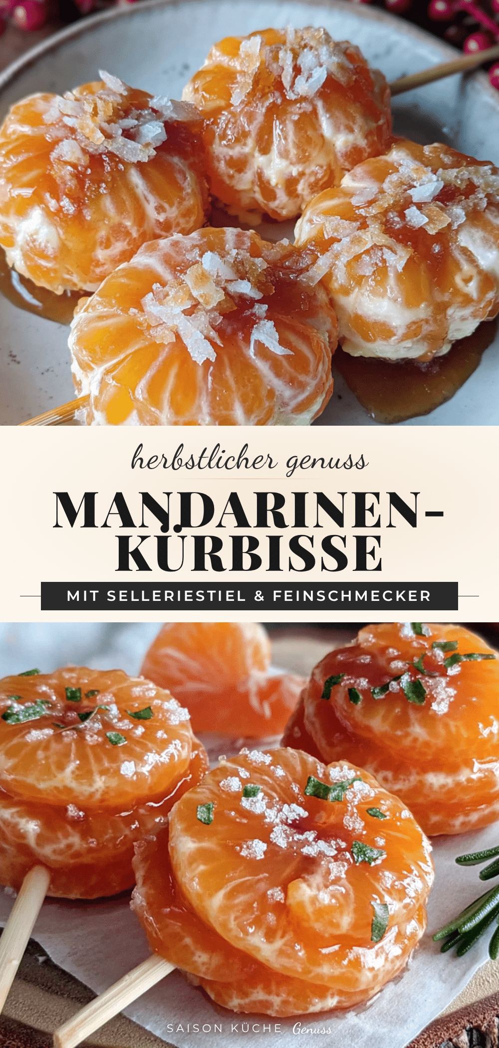 Mandarinen-Kürbisse recipe