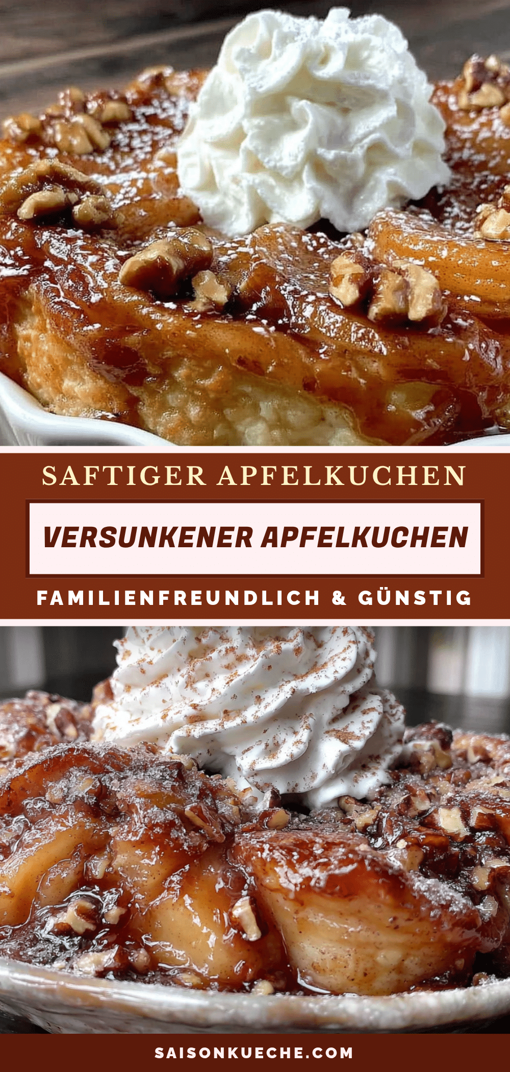 versunkener Apfelkuchen recipe
