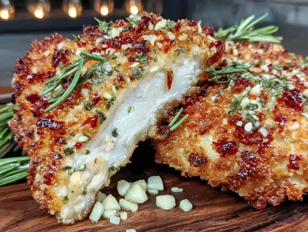 Airfryer-Hähnchenschenkel mit Knoblauch-Parmesan-Kruste - featured image