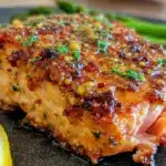 Airfryer-Lachs mit Honig-Senf-Kruste - featured image