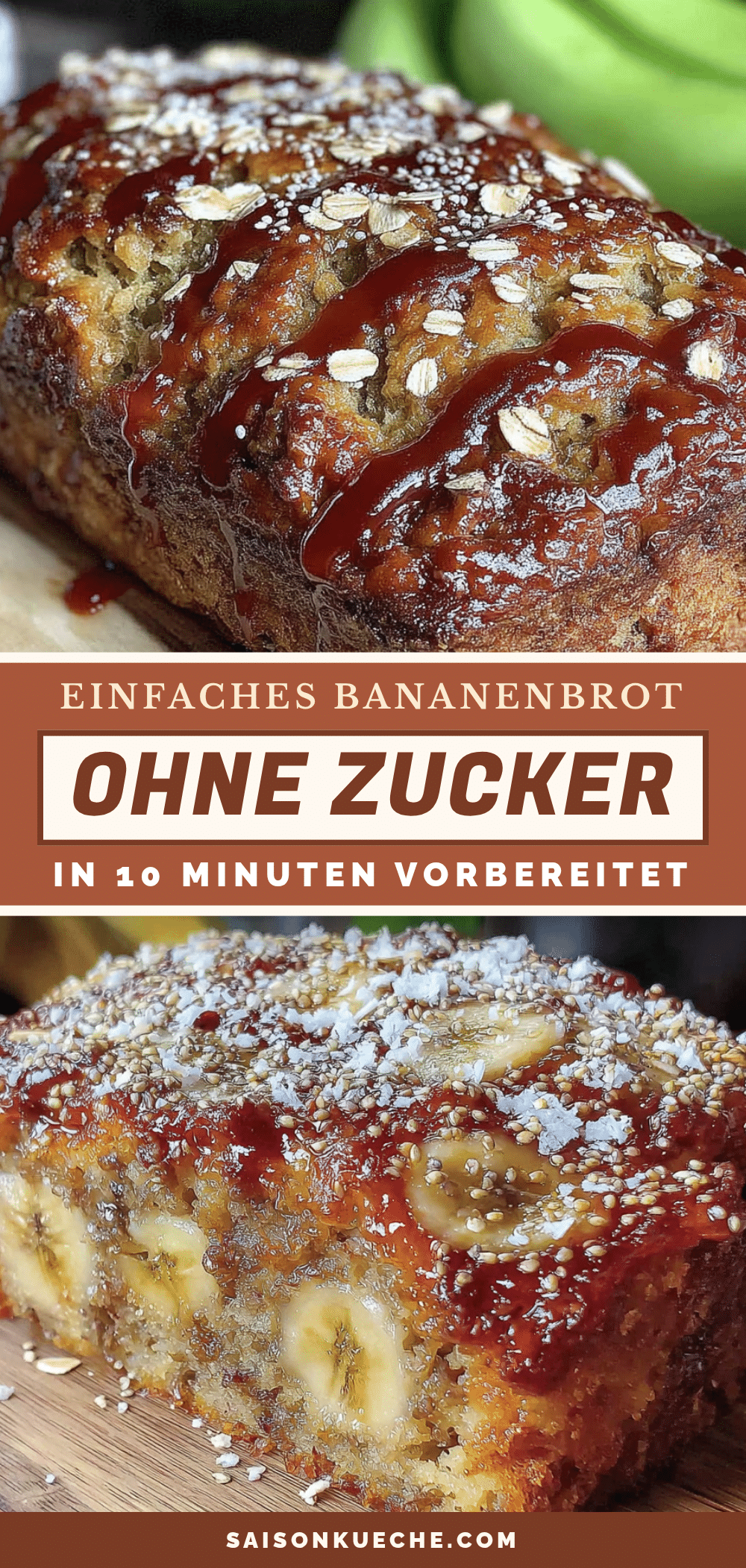Bananenbrot ohne Zucker recipe