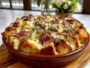 Brunch-Auflauf mit Brötchen - featured image