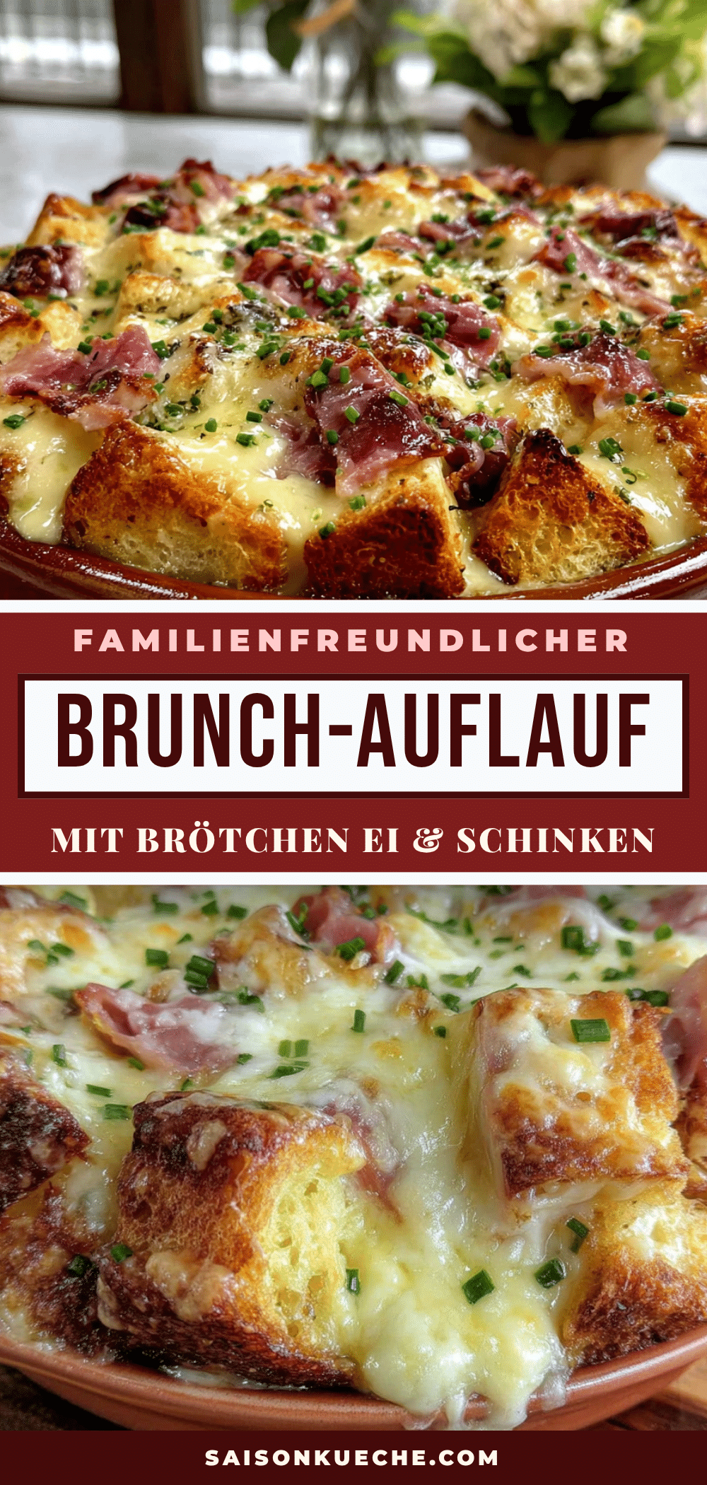 Brunch-Auflauf mit Brötchen recipe