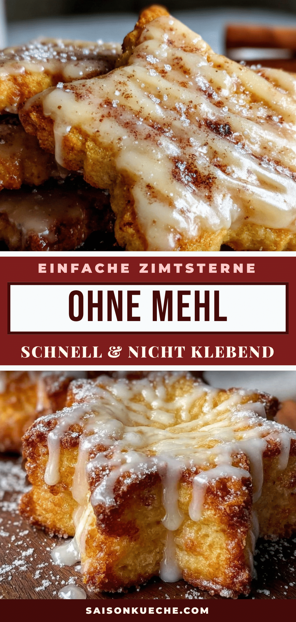 Einfache Zimtsterne ohne Mehl recipe