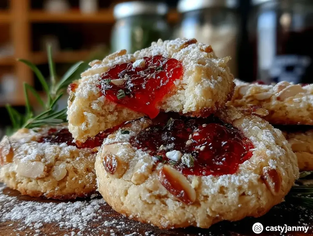 Engelsaugen mit Himbeermarmelade - featured image