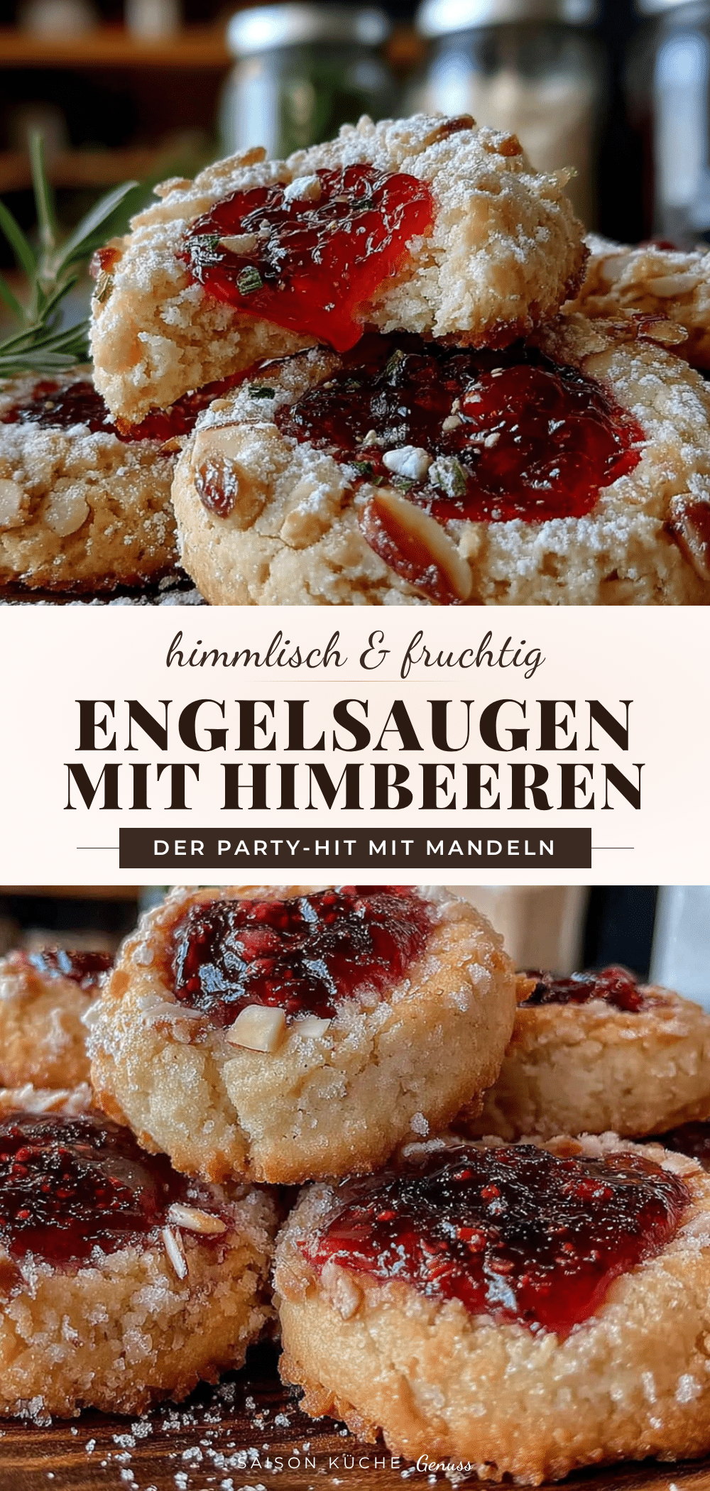Engelsaugen mit Himbeermarmelade recipe