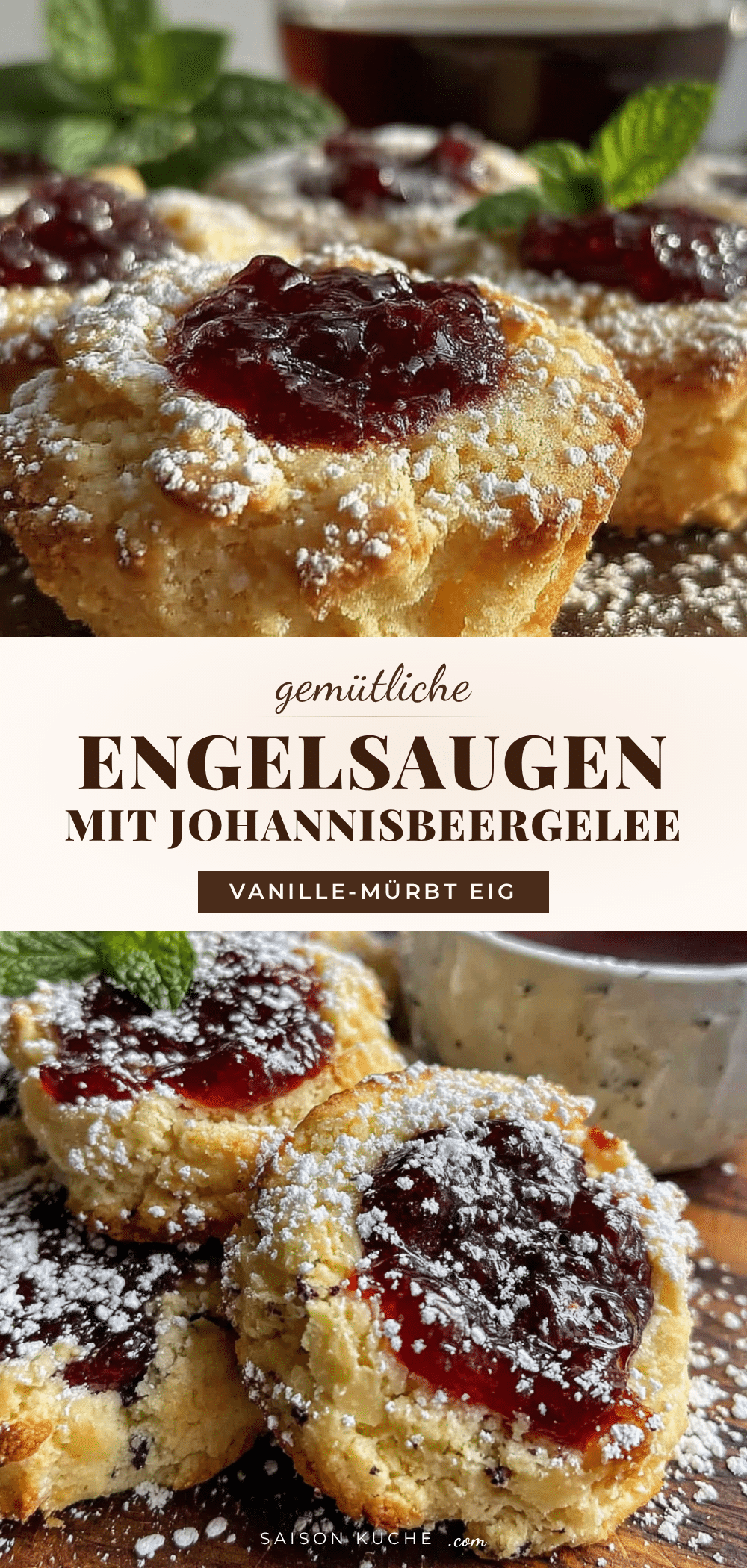 Engelsaugen mit Johannisbeergelee recipe
