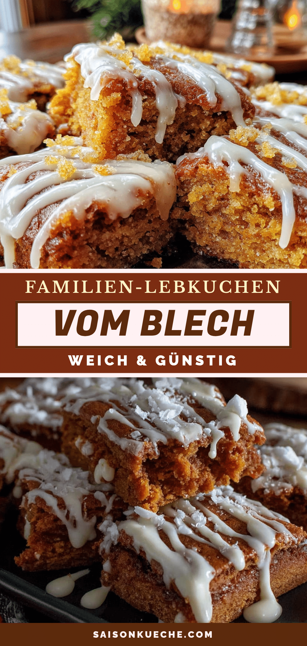 Familien-Lebkuchen vom Blech recipe