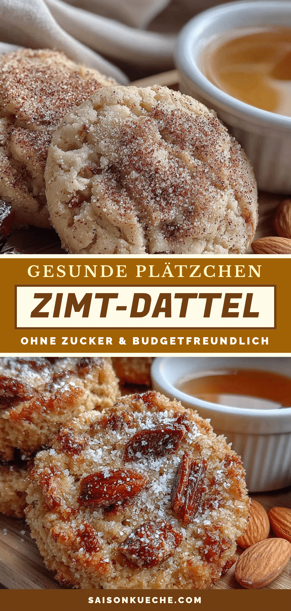 Gesunde Zimt-Dattel-Plätzchen recipe