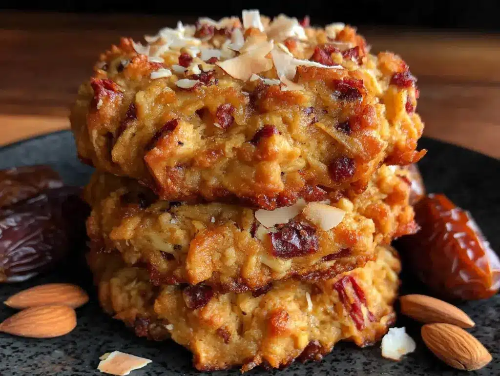 Gesündere Dattel-Mandel-Plätzchen ohne Zucker - featured image
