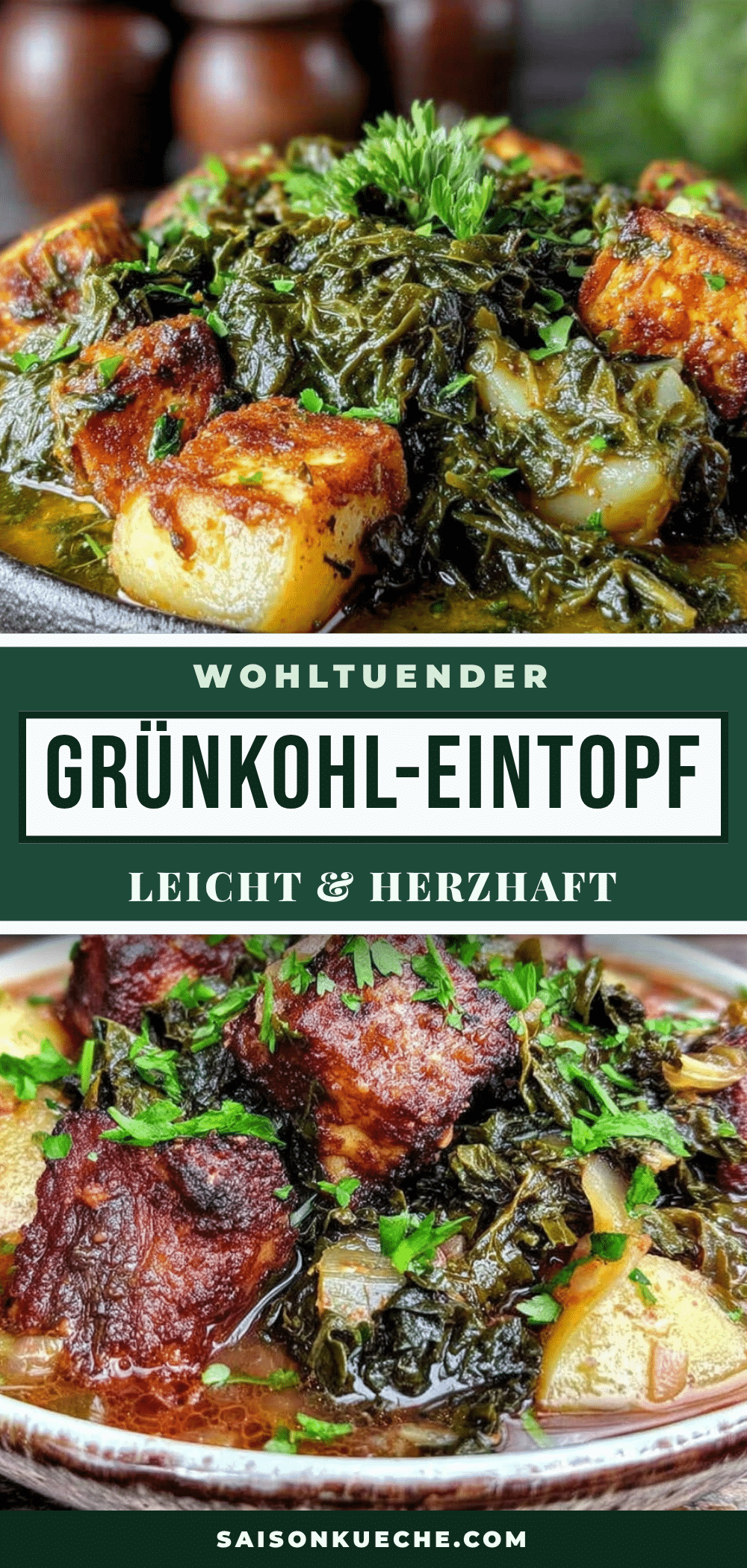 Grünkohl-Eintopf mit Räuchertofu recipe