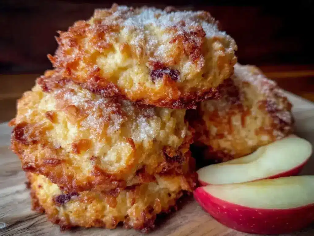 Haferflocken-Plätzchen mit Apfel und Zimt - featured image