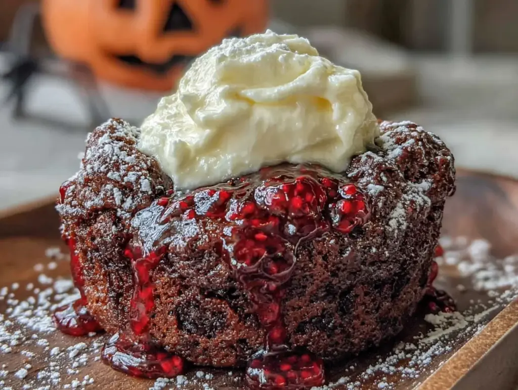 Halloween-Muffins mit flüssigem Kern - featured image