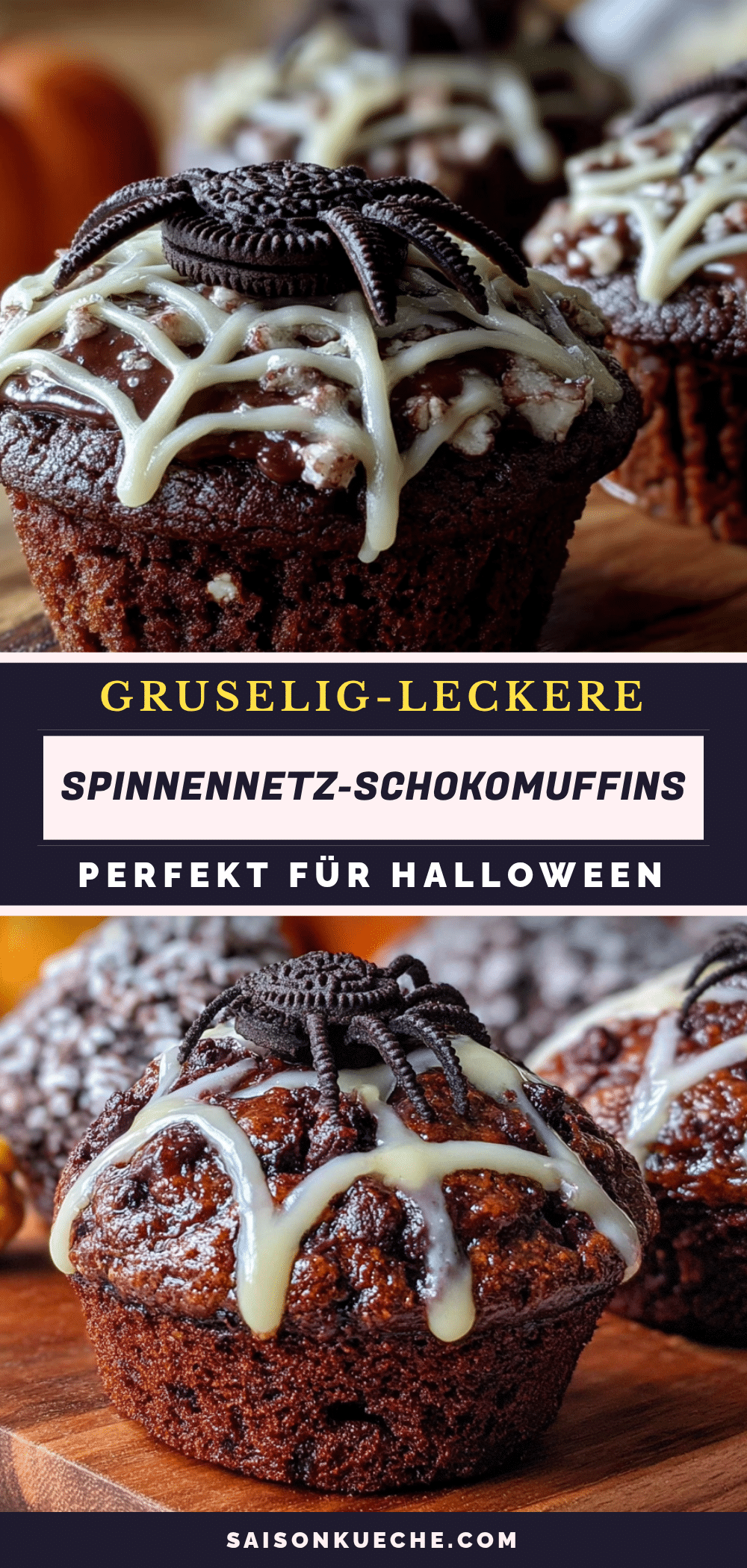 Halloween-Schokomuffins recipe