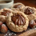 Haselnuss-Plätzchen mit Nougatfüllung - featured image