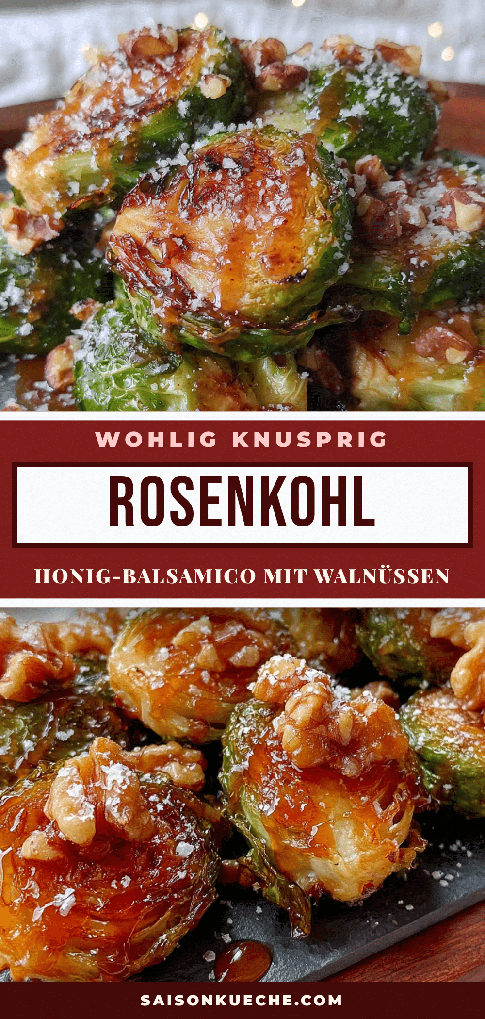 Honig-Balsamico Rosenkohl recipe