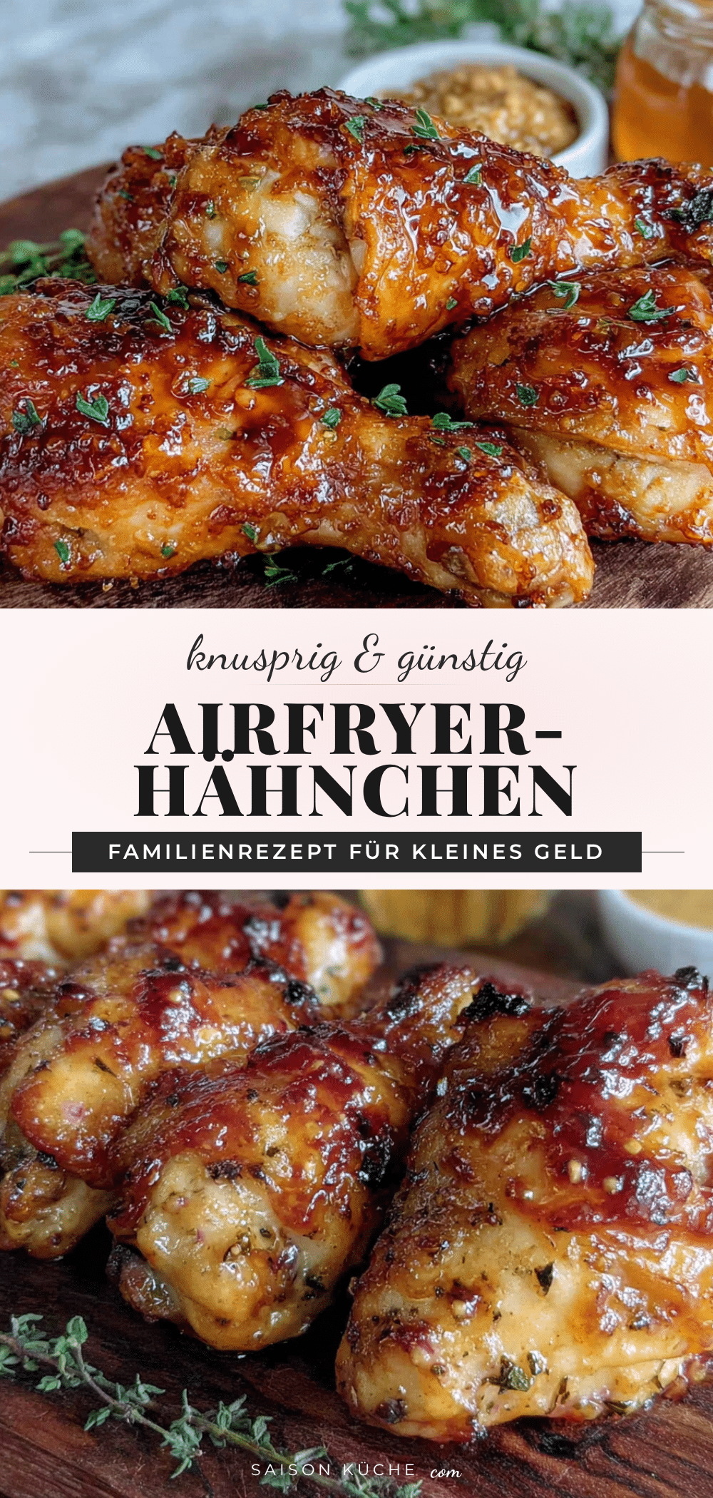 knusprige Airfryer-Hähnchenschenkel recipe