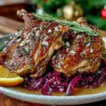 knusprige Gänsekeule aus dem Backofen - featured image