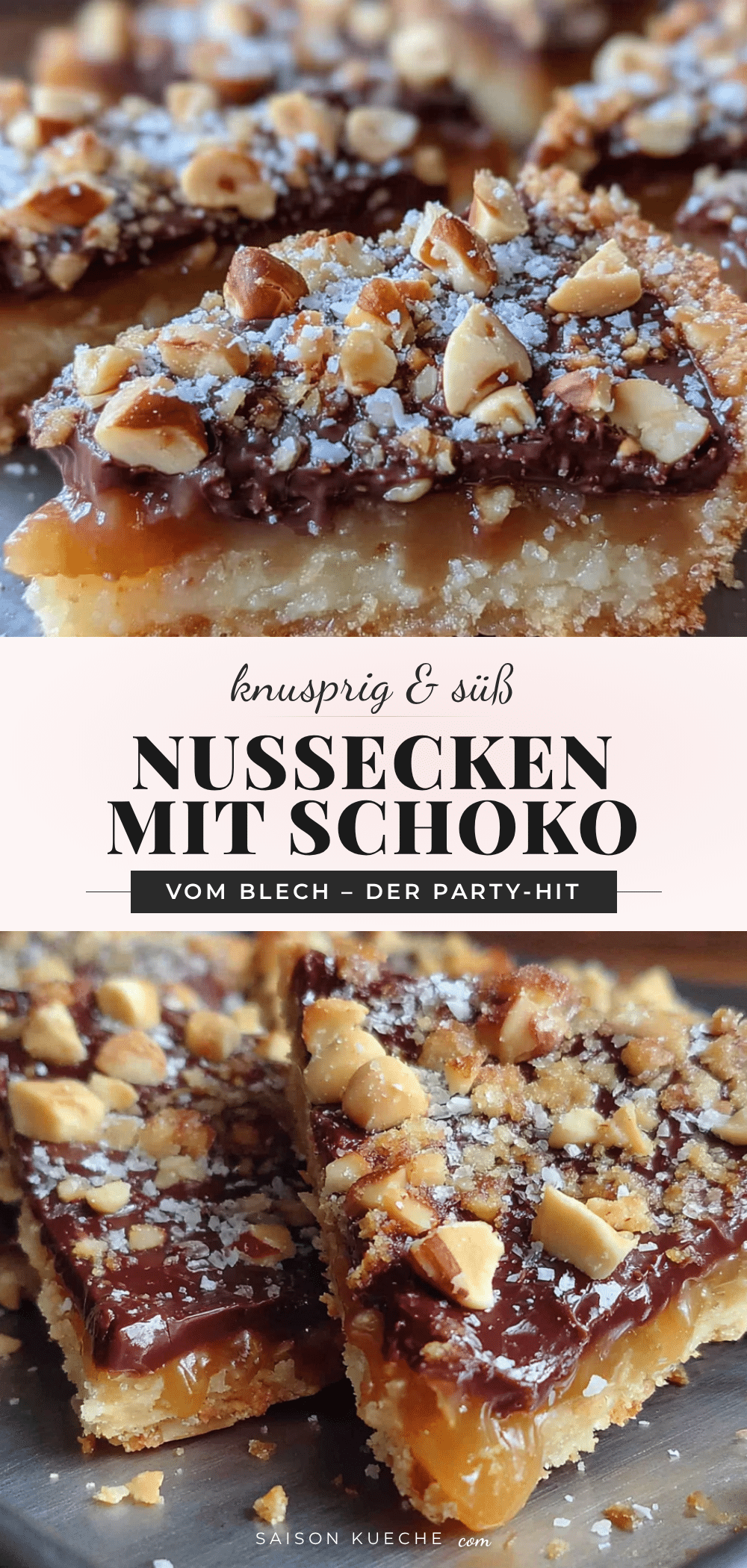 knusprige nussecken mit zartbitterschokolade recipe