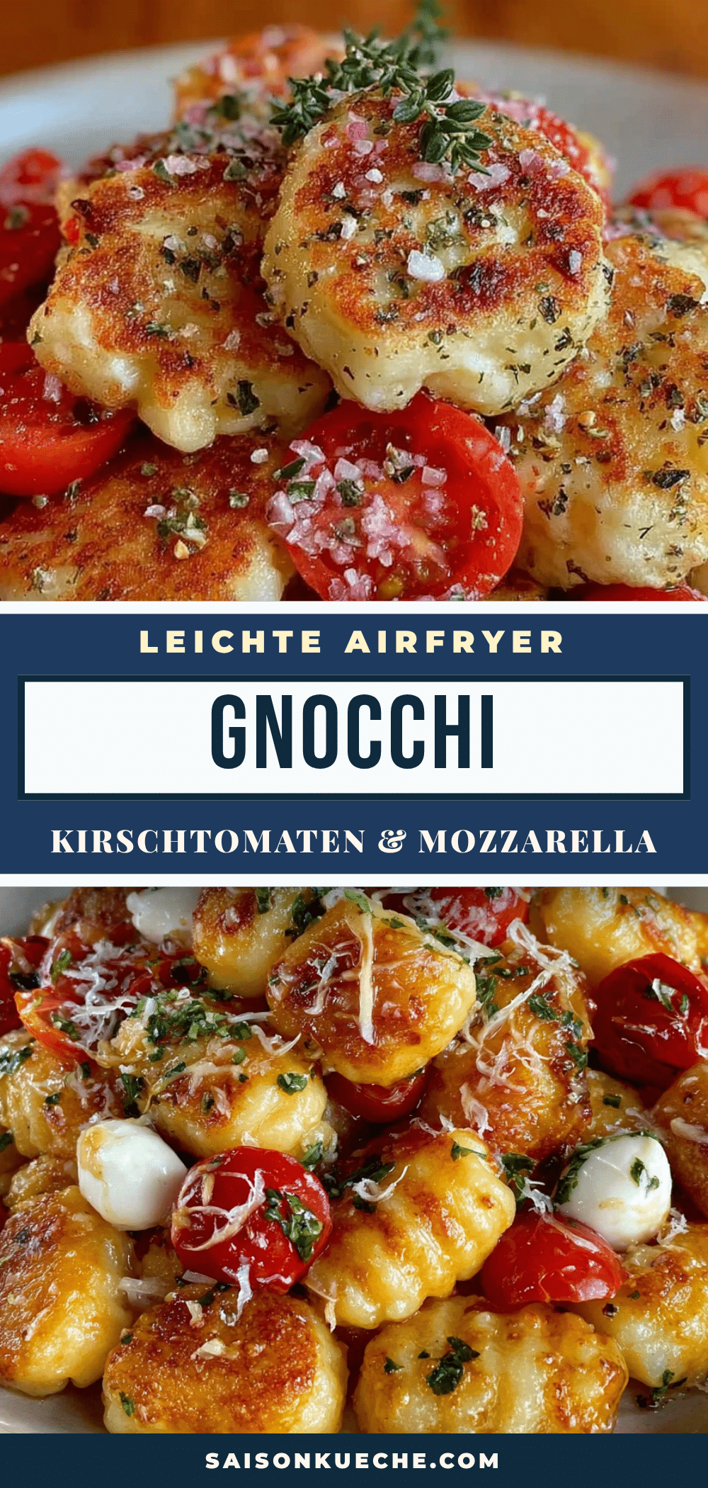 leichte Airfryer Gnocchi recipe