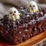 Leichter Friedhofs-Schokokuchen mit Oreo-Erde - featured image