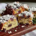 Leichtes Stollenkonfekt mit Marzipan und Rum-Rosinen - featured image
