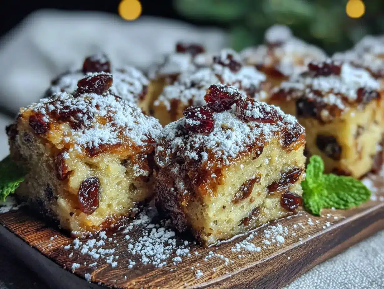 Leichtes Stollenkonfekt mit Marzipan und Rum-Rosinen preparation steps