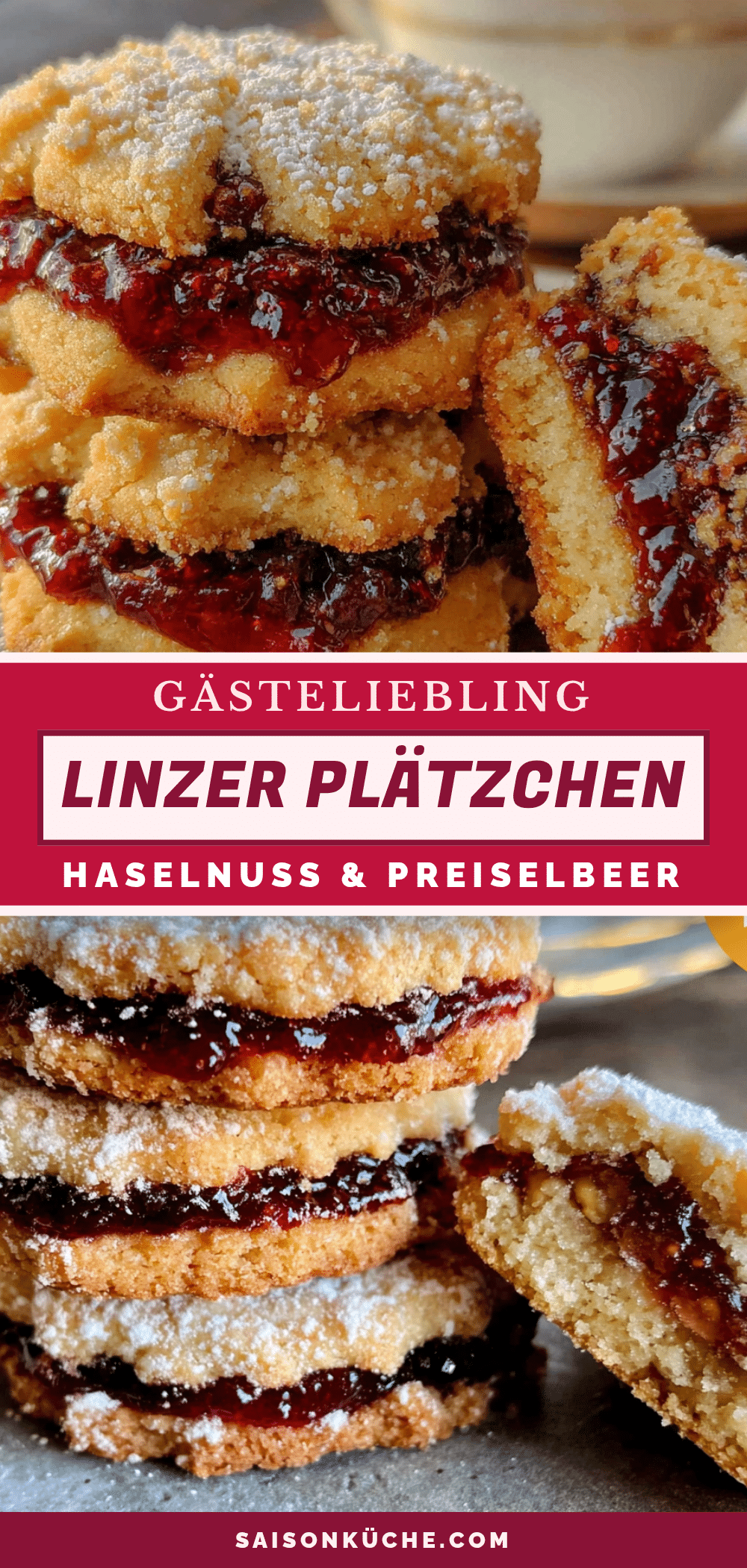 Linzer Plätzchen mit Haselnuss recipe
