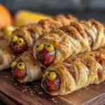Mumien-Würstchen im Blätterteig - featured image