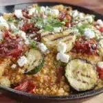 One-Pot Quinoa-Gemüse-Pfanne mit Feta - featured image