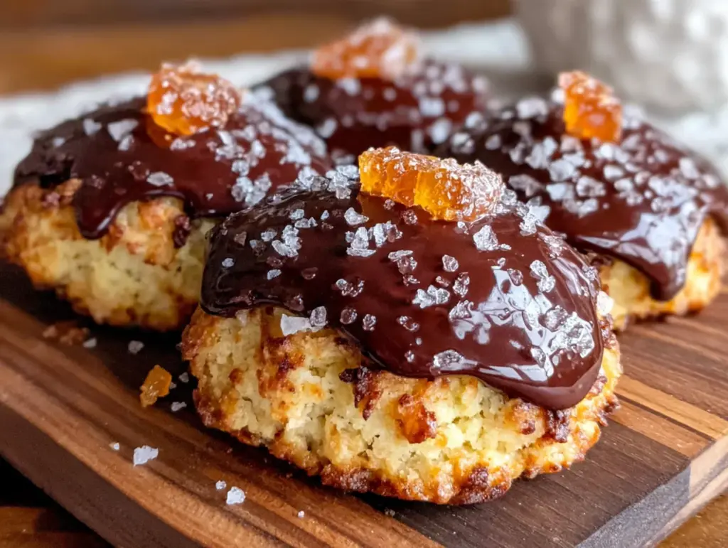 Orangenplätzchen mit Zartbitter-Glasur - featured image
