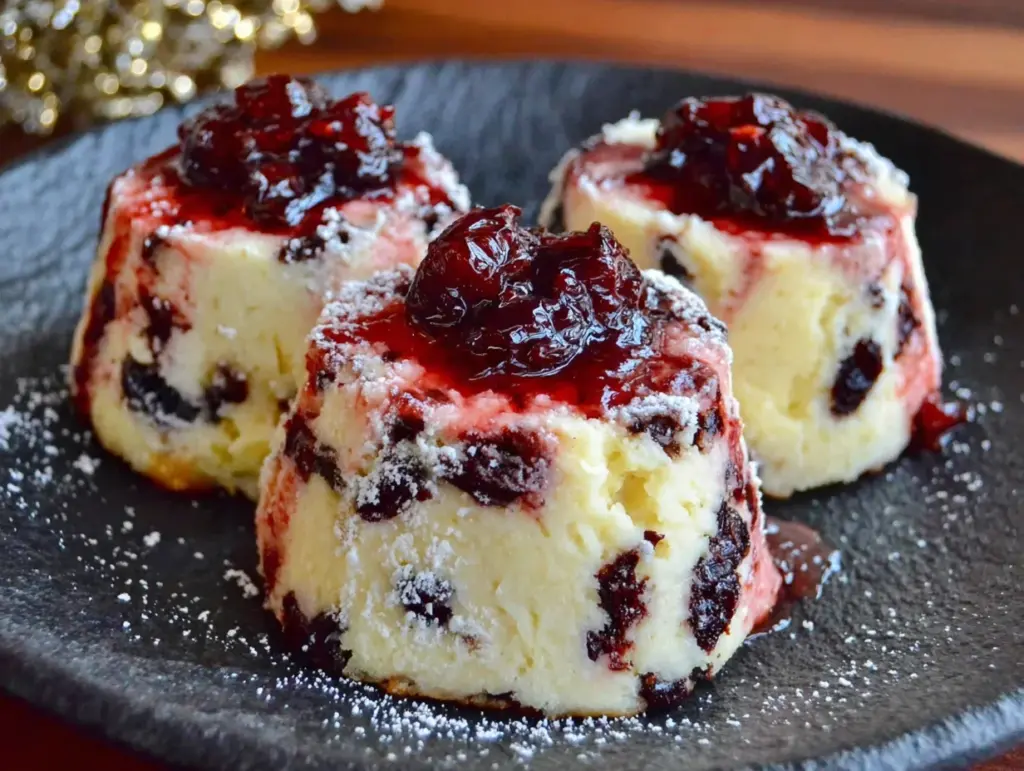 Saftige Marzipan Plätzchen mit Amarenakirsche - featured image