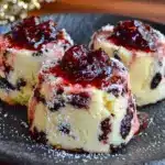 Saftige Marzipan Plätzchen mit Amarenakirsche - featured image