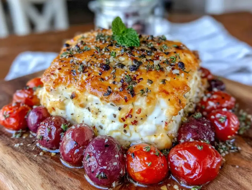 Schnelle Airfryer Feta-Päckchen mit Honig und Tomaten - featured image