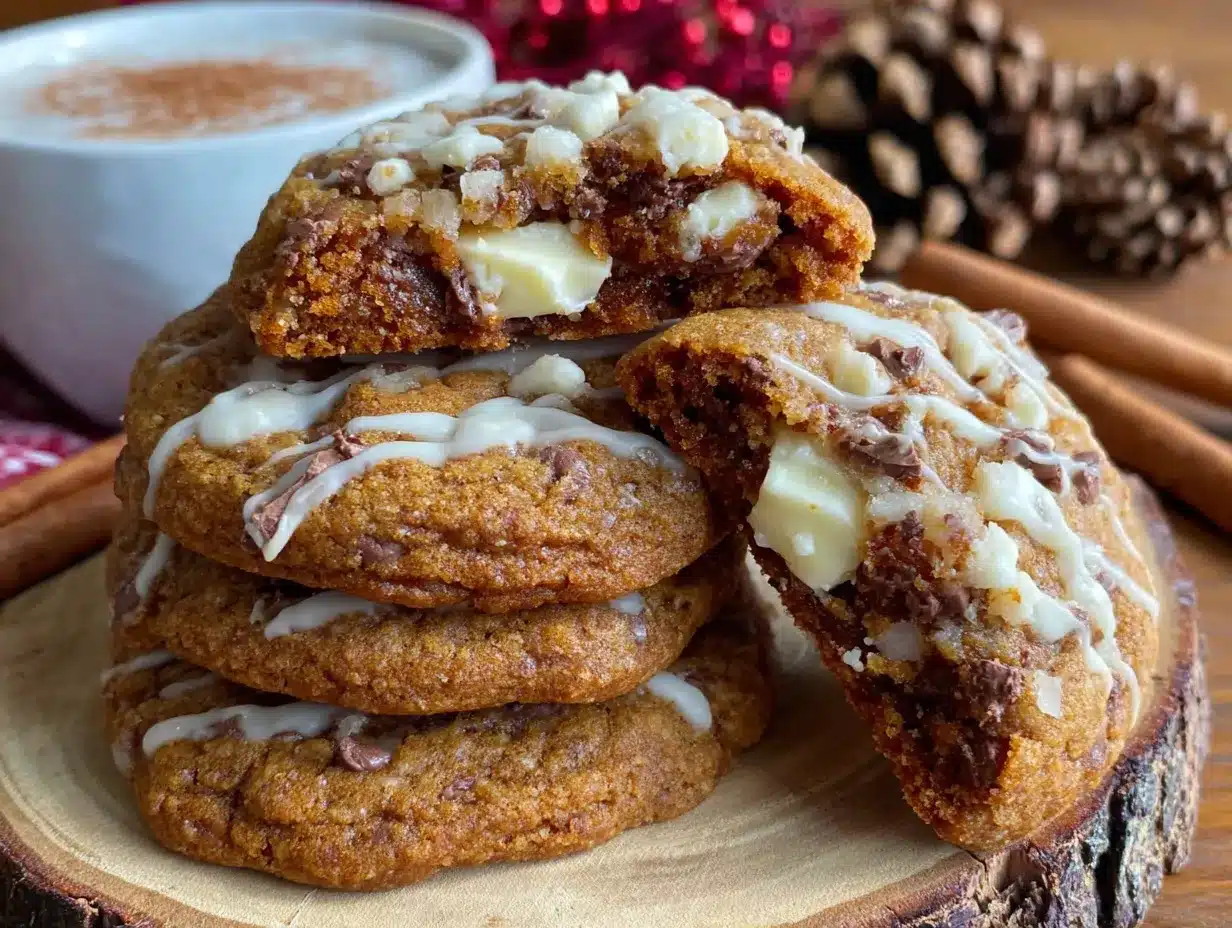 Schoko-Lebkuchen-Cookies preparation steps