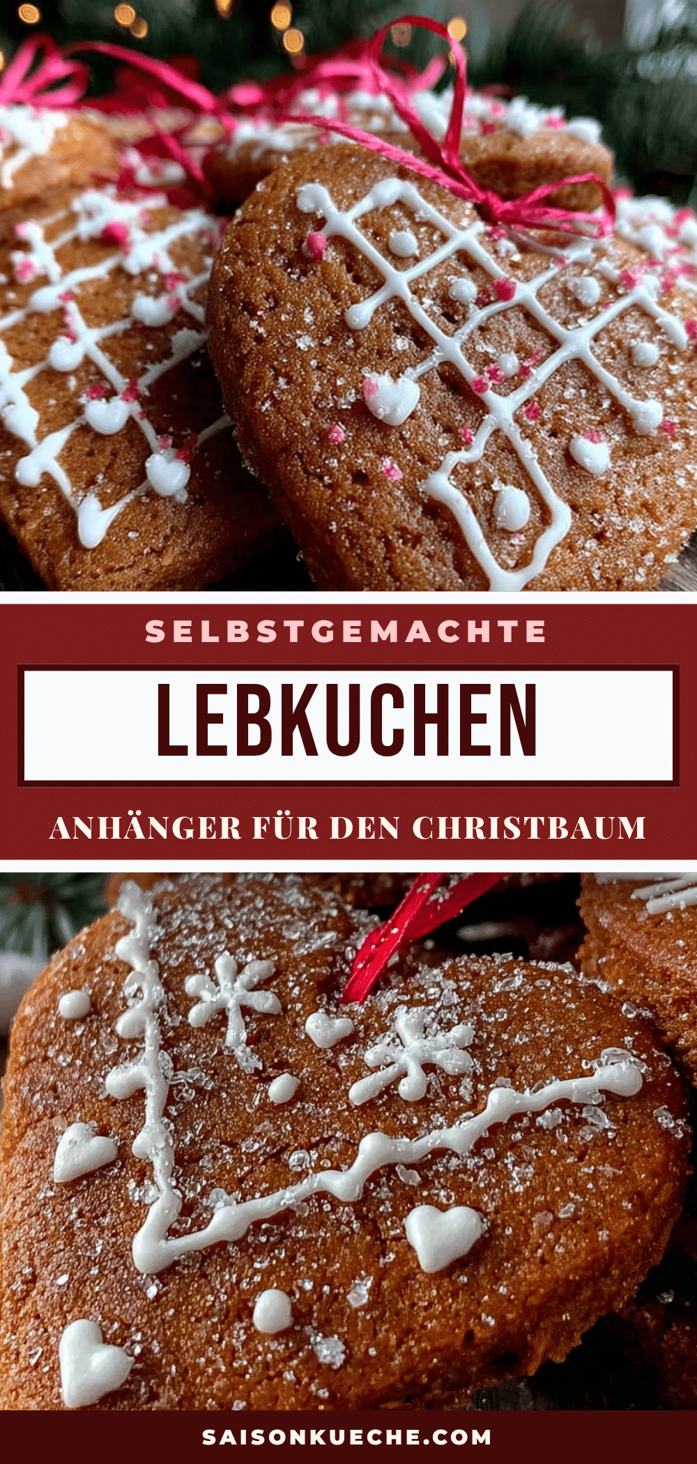 Selbstgemachte Lebkuchen-Anhänger recipe
