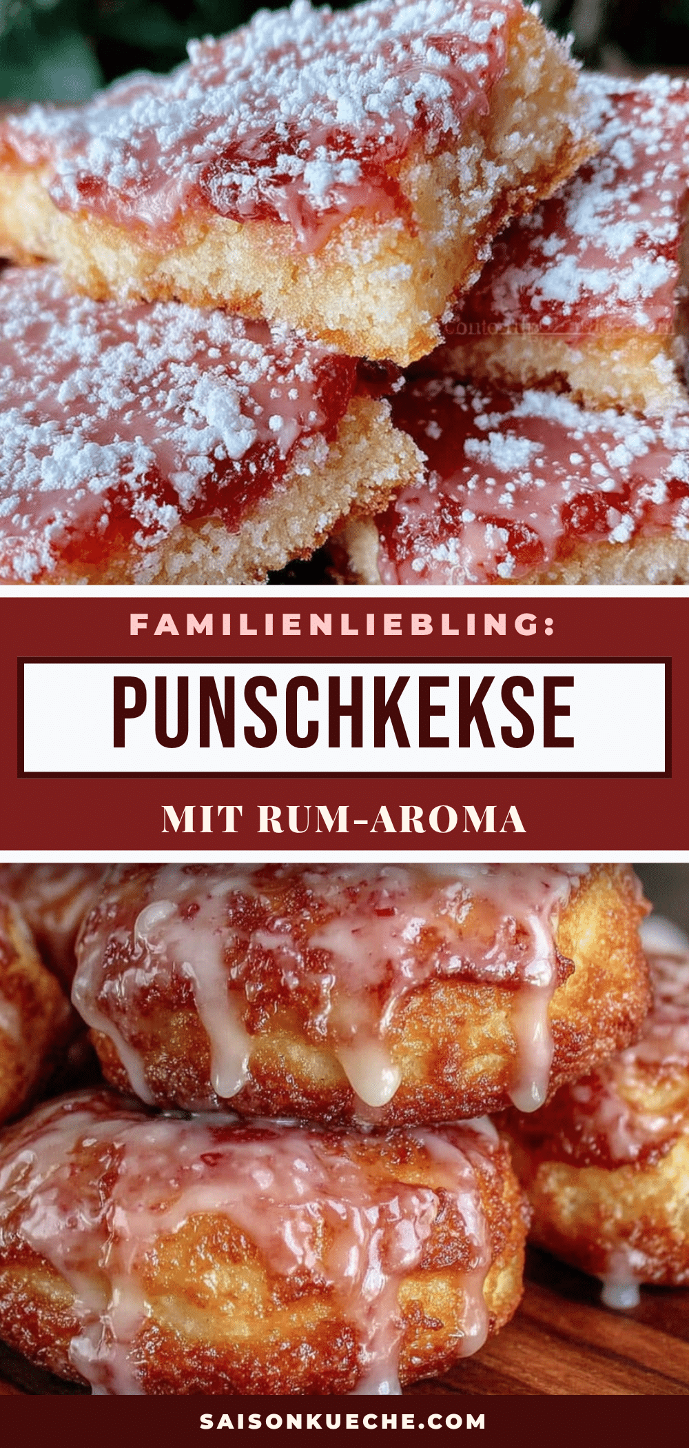 Selbstgemachte Punschkekse mit Rum-Aroma recipe