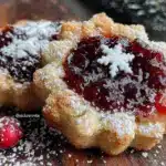 Spitzbuben mit Glühwein-Füllung - featured image