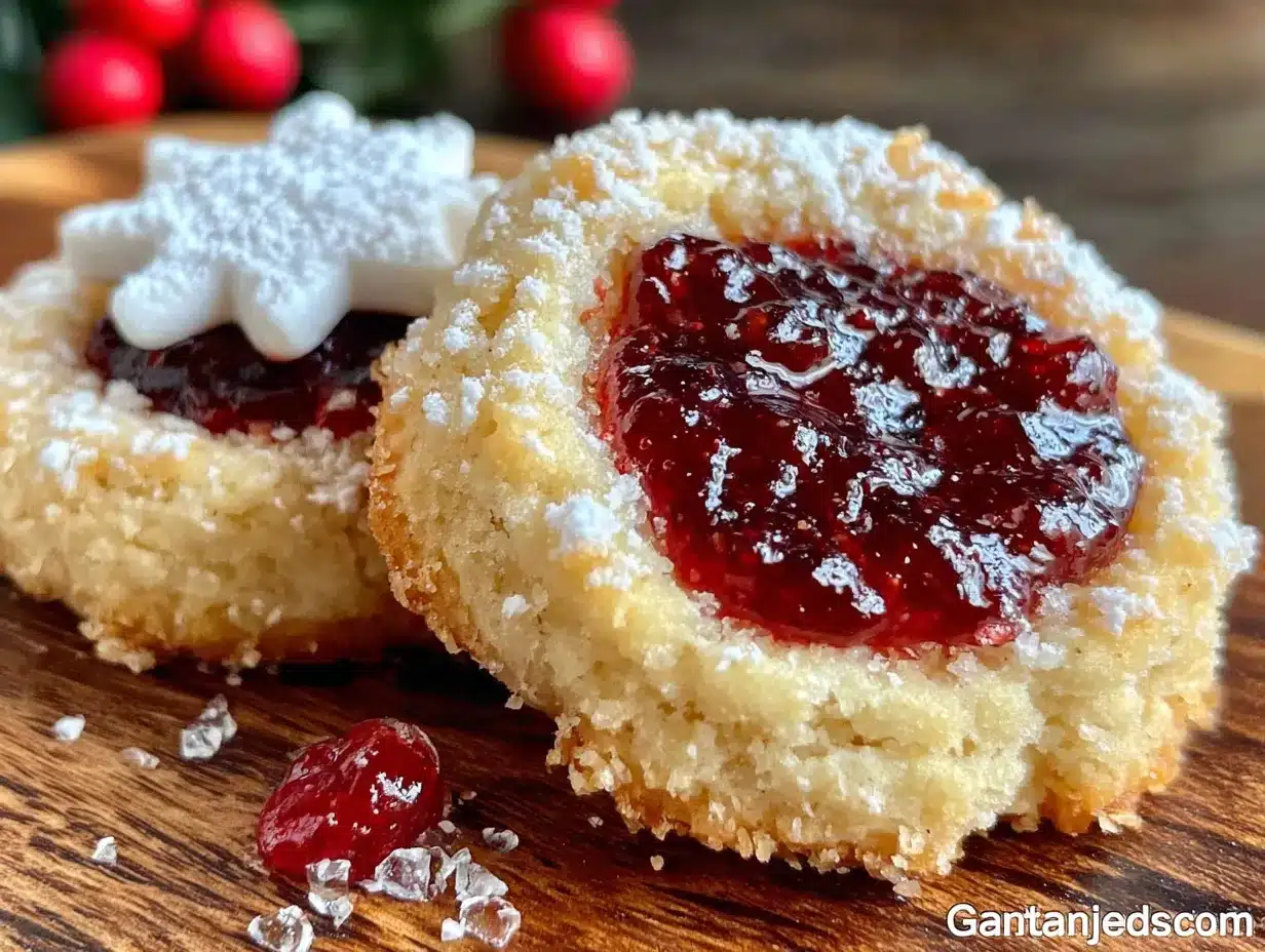 Spitzbuben mit Glühwein-Füllung preparation steps