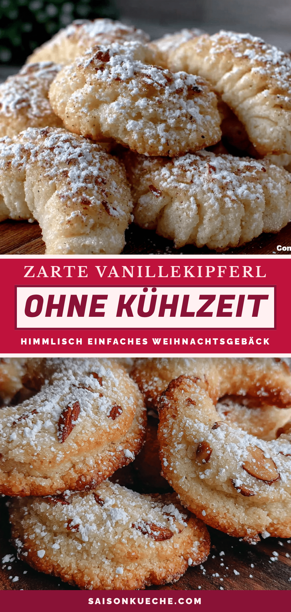Vanillekipferl ohne Kühlzeit recipe