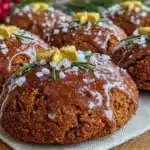 vegane Lebkuchen-Plätzchen mit Aquafaba-Glasur - featured image